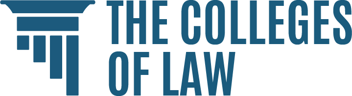 colleges of law logo with column