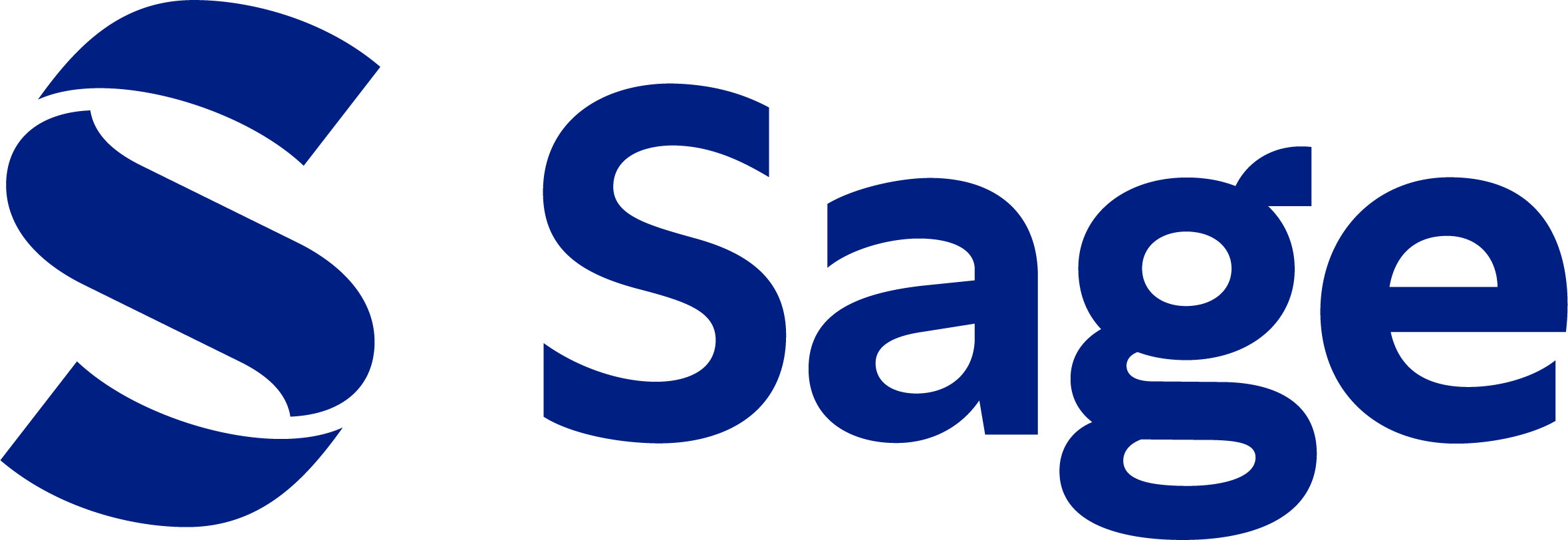 logo for Sage Publishing, blue text.